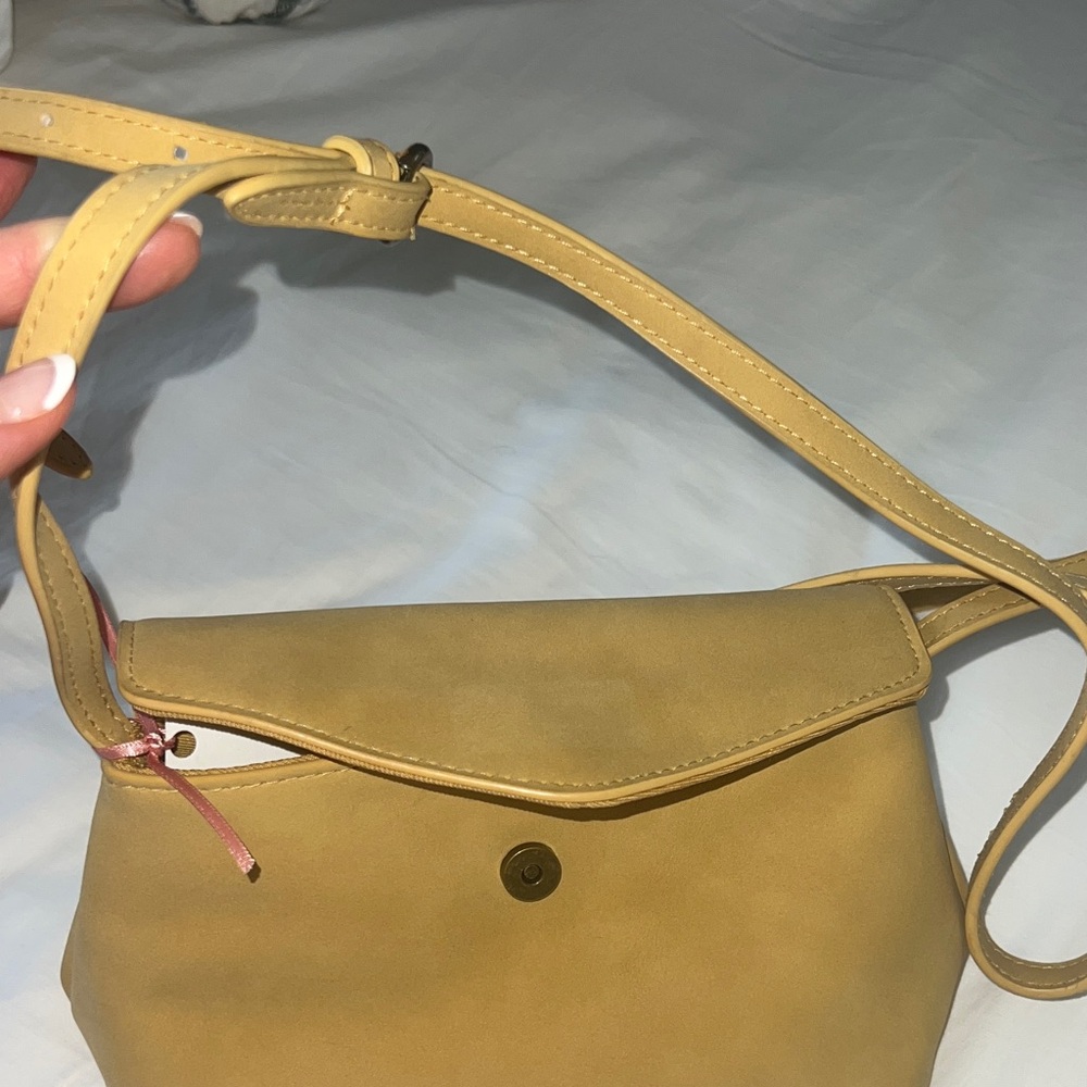 Yellow Suede Bag - Picture 8 of 15